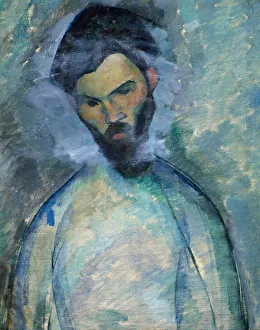 Modigliani Prints: Portrait of Constantin Brancusi (1876-1957)
