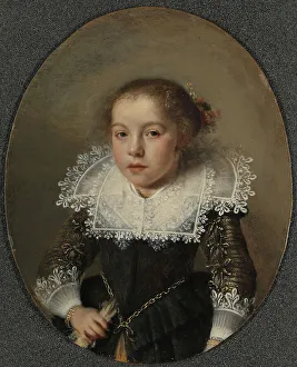 Cornelis Poelenburch Prints: Portrait of Cornelia Cornelisdr van Esch, 1632. Creator: Cornelis van Poelenburgh
