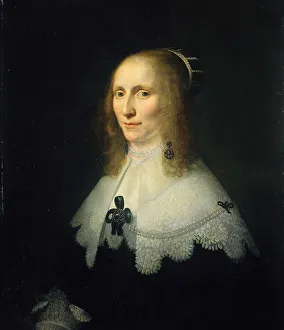 Mirevelt Prints: Portrait of Cornelia Tedingh van Berckhout (1614-80), 1648. Creator: Unknown