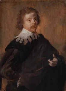 Cornelius Van Poelenburg Prints: Portrait of Cornelis van Poelenburgh, 1627-1635. Creator: Anthony van Dyck