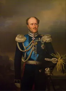 Academic Prints: Portrait of Count Alexander Benkendorff (copy), 1859. Creator: Georg von Bothmann