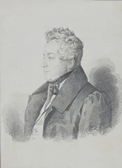 Pushkin Prints: Portrait of Count Alexander Dmitrievich Olsufyev (1790-1853), after 1832. Creator: Hampeln