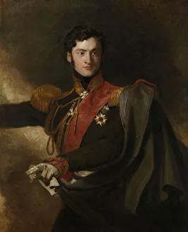 Chernyshov Prints: Portrait of Count Alexander Ivanovich Chernyshov (1786-1857), 1818. Creator: Lawrence