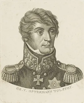 Portrait of Count Alexander Ivanovich Ostermann-Tolstoy (1772-1857), c. 1800. Creator: Anonymous