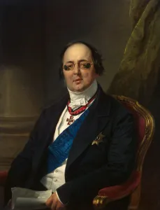 Portrait of Count Alexander Kushelev-Bezborodko, 1851-1852. Artist: Franz Kruguer