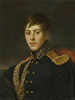 Alexander Prints: Portrait of Count Alexander Stroganov, 1812. Creator: Alexander Varnek