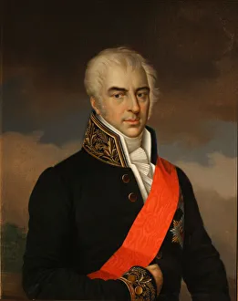 Portrait of Count Alexei Kirillovich Razumovsky (1748-1822), 1849. Artist: Schulz, Carl (1823-1876) Portrait of Count Alexei Kirillovich Razumovsky (1748-1822), 1849. Artist: Schulz, Carl (1823-1876)