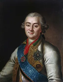 Class Prints: Portrait of Count Alexei Orlov of Chesme, 1782. Creator: Unknown