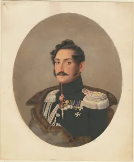 Portrait of Count Alexey Fyodorovich Orlov (1787-1862). Artist: Kruger, Franz (1797-1857) Portrait of Count Alexey Fyodorovich Orlov (1787-1862). Artist: Kruger, Franz (1797-1857)