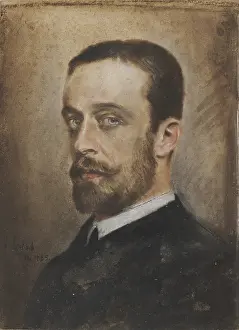 Franz Prints: Portrait of Count Alexis Scherbatoff, 1885. Creator: Lenbach, Franz, von (1836-1904)