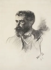 De 1864 1901 Prints: Portrait of Count Alphonse Charles de Toulouse-Lautrec-Monfa (1838-1913)
