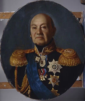 Images Dated 13th June 2013: Portrait of Count Arseny Andreyevich Zakrevsky (1783?1865), after 1848. Artist: Zaryanko
