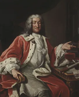 Pasch Prints: Portrait of Count Arvid Horn (1664-1742)