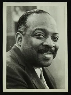 Band Leader Prints: Portrait of Count Basie, 1950s. Artist: Denis Williams