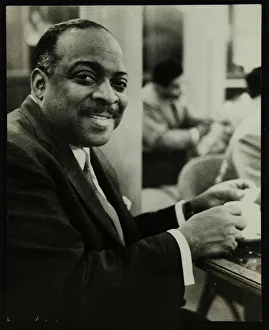 Big Band Prints: Portrait of Count Basie, 1950s. Artist: Denis Williams