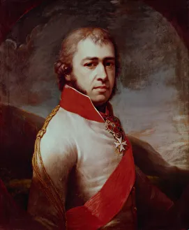 The Elder 1751 1830 Gallery: Portrait of Count Boris Vladimirovich Golitsyn (1769-1813), 1797. Artist: Lampi, Johann-Baptist von
