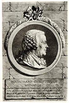 Portrait of Count Burkhard Christoph von Munnich (1683-1767). Artist: Anonymous