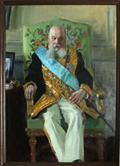 Kustodiev Prints: Portrait of Count Dmitri Martynovich Solski (1833-1910)