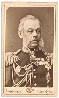 Photo Studio Wesenberg Gallery: Portrait of Count Dmitry Alekseyevich Milyutin (1816-1912)