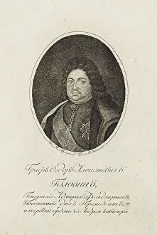 Golovin Gallery: Portrait of Count Feodor Alekseyevich Golovin (1650-1706). Artist: Ivanov