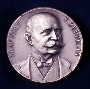 Count Ferdinand Von Prints: Portrait of Count Ferdinand von Zeppelin