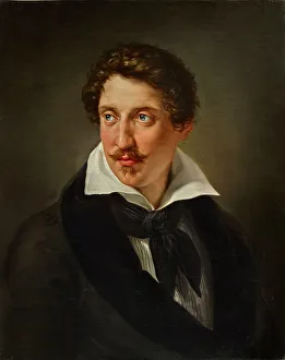 Hayez Prints: Portrait of Count Francesco Borgia (1794-1861)
