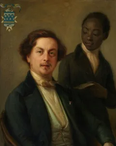 Negro Prints: Portrait of Count Giuseppe Manara with his Ethiopian servant