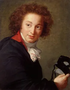 Neoclassical Prints: Portrait of Count Grigory Chernyshev with a Mask in His Hand