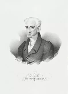 Alexander Pavlovich 1798 1877 Gallery: Portrait of Count Ioannis Kapodistrias (1776-1831)