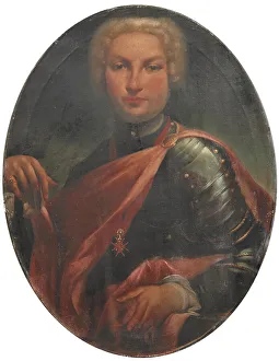 Portrait of Count János Bernard István Pálffy de Erdod (1664-1751), in armour and wearing the Order Creator: Crespi, Luigi (1709-1779)