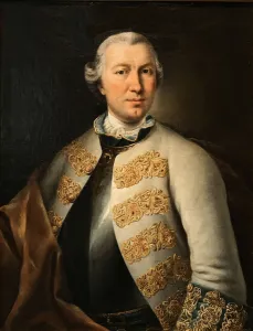 Portrait of Count Karl von Sievers (1710-1774), 1755. Creator: Pfandzelt, Lucas Conrad (1716-1786)