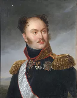 Portrait of Count Mikhail Fyodorovich Orlov (1788-1842), ca 1818. Artist: Riesener, Henri-Francoiss (1767-1828)