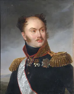 Decembrist Societies Prints: Portrait of Count Mikhail Fyodorovich Orlov (1788-1842)