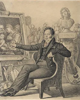 1821 Prints: Portrait of Count Nikita Ivanovich Dondukov-Korsakov (1776-1857), 1821. Creator: Hampeln