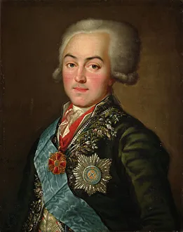Portrait of Count Nikolai Petrovich Sheremetev (1751-1809), 1798. Artist: Argunov, Nikolai Ivanovich (1771-after 1829)
