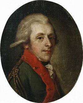Images Dated 7th April 2010: Portrait of Count Nikolay Alexandrovich Zubov (1763-1805), Late 18th cent.. Artist: Anonymous