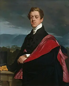1820s Prints: Portrait of Count Nikolay Guryev, 1821. Creator: Jean-Auguste-Dominique Ingres