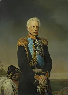 White Hair Prints: Portrait of Count Pavel Pahlen, 1872. Creator: Georg von Bothmann