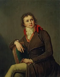 Neoclassical Prints: Portrait of Count Pavel Stroganov, 1790. Creator: Elisabeth Louise Vigee-LeBrun