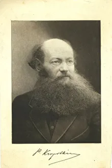 Portrait of Count Peter (Pyotr) Alexeyevich Kropotkin (1842-1921)