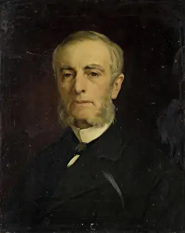 Sideburns Prints: Portrait of Count Piotr P. Shuvalov (1820 - 1900), 1894. Creator: Ivan Makarov