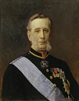 1880 Prints: Portrait of Count Piotr Valuyev, 1880. Creator: Ivan Kramskoy