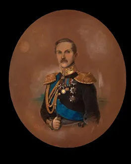 Portrait of Count Pyotr Kleinmichel (1793-1869). Artist: Randel, Friedrich (1808-1886) Portrait of Count Pyotr Kleinmichel (1793-1869). Artist: Randel, Friedrich (1808-1886)