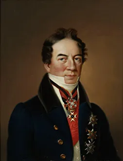 Portrait of Count R. H. Rehbinder, c1820. Creator: Johan Erik Lindh