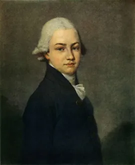 Dmitri Prints: Portrait of Count Santi, c1780s, (1965). Creator: Dmitry Levitsky