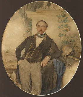 Golitsyn Prints: Portrait of Count Sergei Fyodorovich Golitsyn (1812-1849), 1847