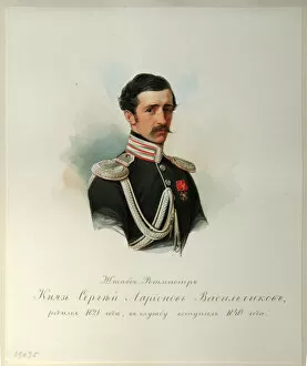 Portrait of Count Sergey Illarionovich Vasilchikov (1822-1860) (From the Album of the Imperial Horse Guards), 1846-1849