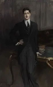 Portrait of Count Sergey Platonovich Zubov (1881-1964), 1913. Creator: Boldini, Giovanni