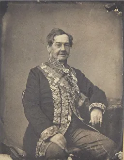 Lanskoy Prints: Portrait of Count Sergey Stepanovich Lanskoy (1787-1862), Mid of the 19th cen
