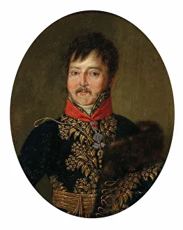 Ziegler Prints: Portrait of Count Stephan Illeshazy (1762-1832), 1817. Creator: Ziegler, Josef (1785-1852)